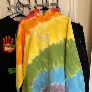 Rare Drew House Toronto Maple Leafs Tie- Dye Hoodie🔥